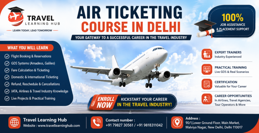 Air Ticketing Course In Delhi